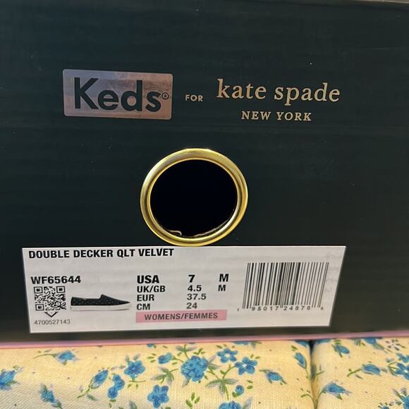 MSRP $95 Kate Spade New York Round Toe Rubber Sole Casual Logo Sneakers Size 7 - Picture 5 of 6